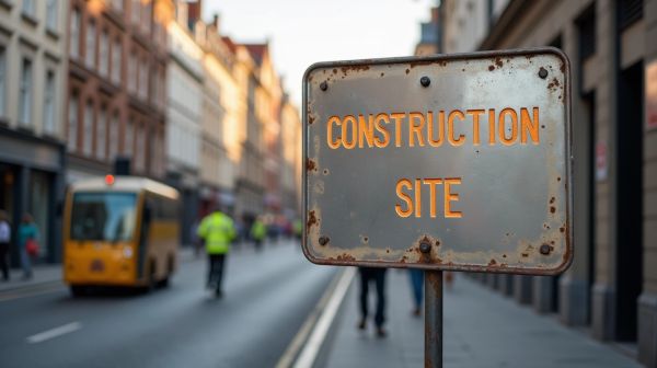 Les éléments essentiels d'un panneau de chantier en 2026