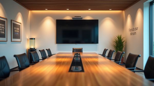 Salle de réunion : l'équipement qui change une journée de travail