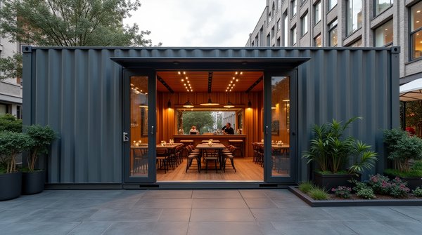 Construction de restaurants en containers : un choix écoresponsable